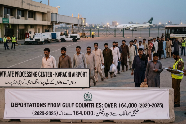 Over 164,000 Pakistanis Deported from Gulf Countries in Last 5 Years