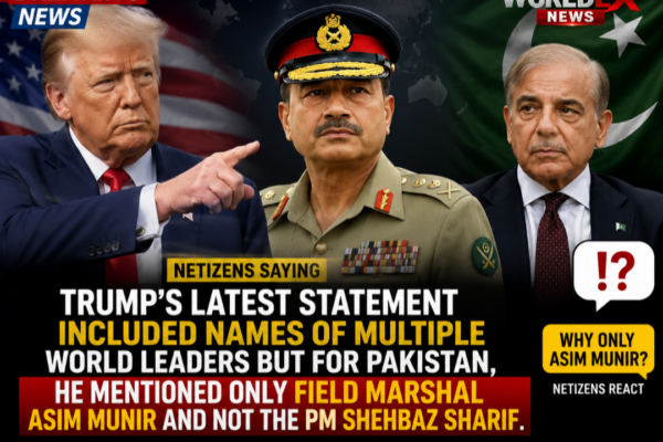 Netizens Notice Trump Mentioned Asim Munir — But Not PM Shehbaz Sharif