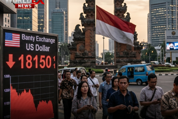 Indonesian Rupiah Falls to Record Low Against the U.S. Dollar