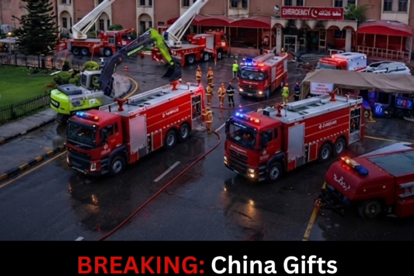 China Gifts Islamabad 21 Modern Fire and Rescue Vehicles Worth Around Rs. 3 Billion